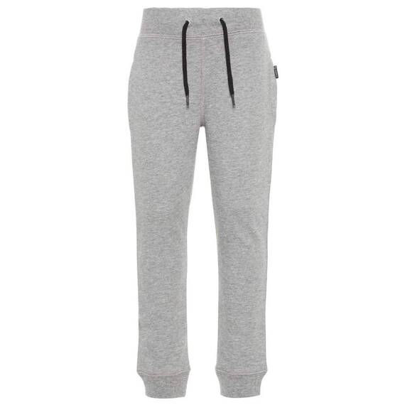 NAME IT Jungen NKMSWEAT Pant BRU NOOS 13153665, Grey Melange, 134