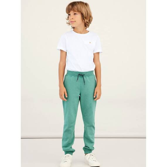 name it Herren NKMSWEAT PANT UNB NOOS Hose, Frosty Spruce, 110