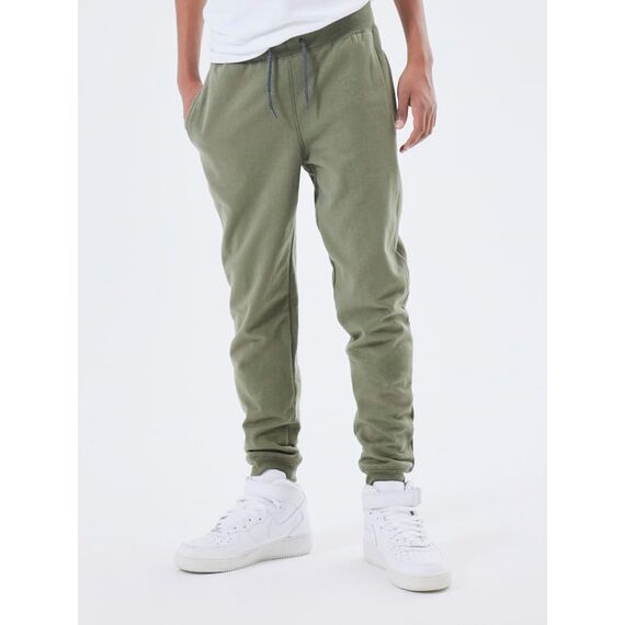 NAME IT Jungen NKMSWEAT Pant BRU, Dark Grey Melange/W. Shadow, 146