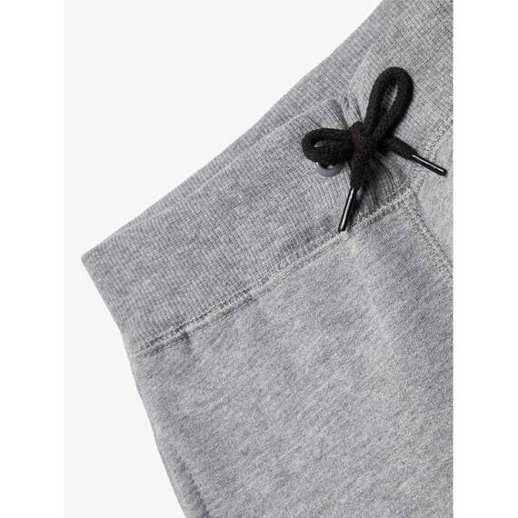 NAME IT Jungen NKMSWEAT Pant BRU NOOS 13153665, Grey Melange, 134