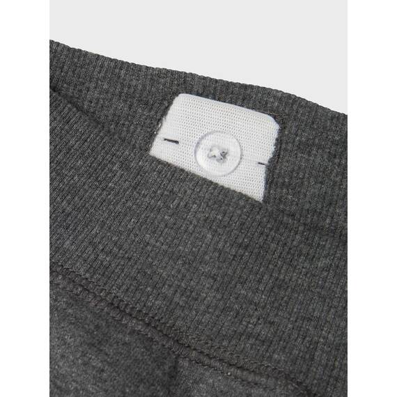 NAME IT Jungen NKMSWEAT Pant UNB, Dark Grey Melange/w. Set SAIL, 116