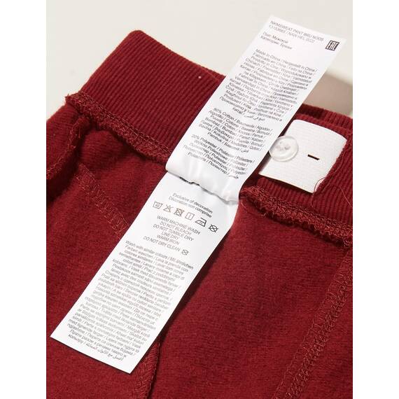 Name IT Jungen Jogger Nkmsweat Pant Bru Noos, Cabernet, 128
