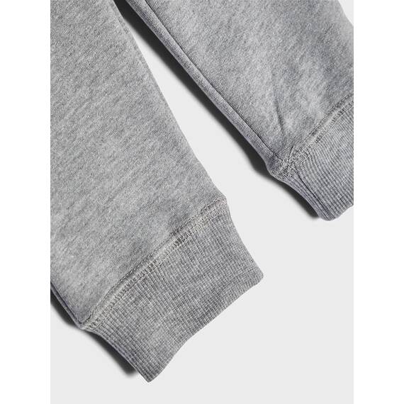 NAME IT Jungen NKMSWEAT Pant BRU, Grey Melange/W. Dark Sapphire, 140