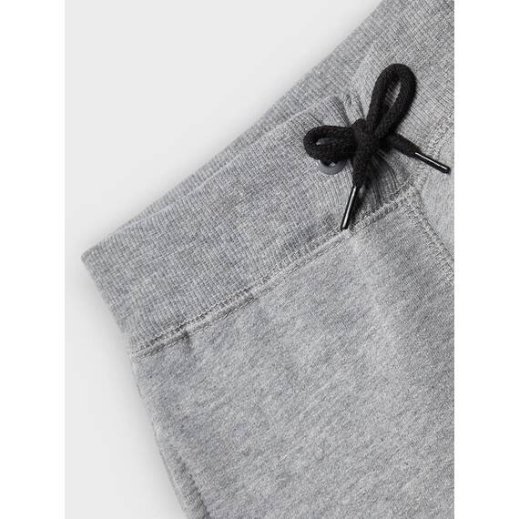 NAME IT Jungen NKMSWEAT Pant BRU, Grey Melange/W. Dark Sapphire, 146