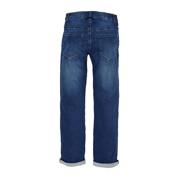 Jeans Pete/Regular Fit/Mid Rise/Straight Leg Dark Blue stretche 134/BIG