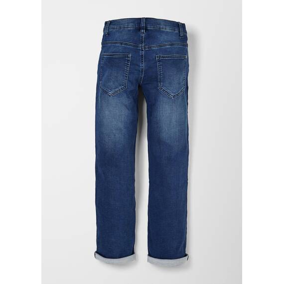 Jeans Pete/Regular Fit/Mid Rise/Straight Leg Dark Blue stretche 134/BIG