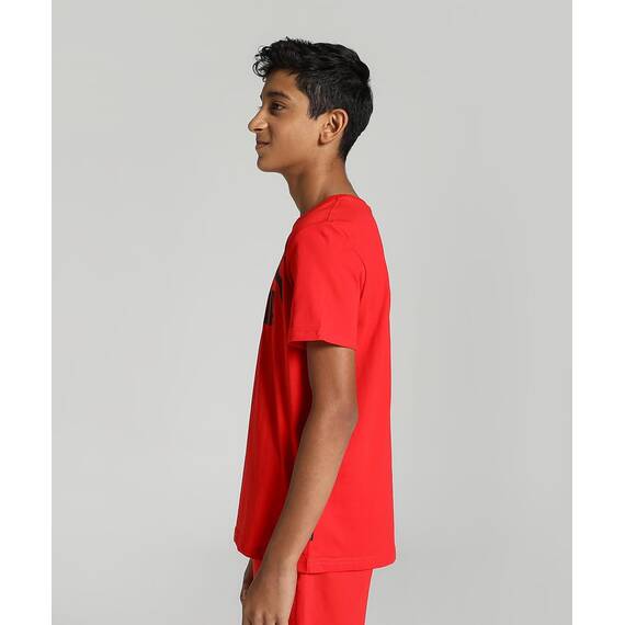 PUMA Jungen ESS Logo Tee B T-Shirt, High Risk Red, 110