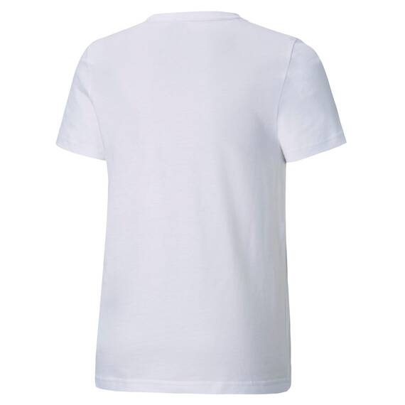 PUMA Jungen ESS Logo Tee B T-Shirt, White, 128 (Packung mit 2)