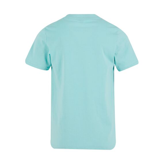 Build Your Brand Kinder T Shirt Basic – Rundhals Kurzarm Tee aus Baumwolle mit klassischer Passform für Alltag Schule Sommer und Freizeit Outfits,Berylblue,146-152
