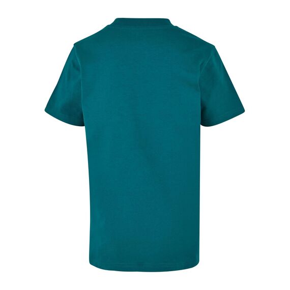 Build Your Brand Kinder T Shirt Basic – Rundhals Kurzarm Tee aus Baumwolle mit klassischer Passform für Alltag Schule Sommer und Freizeit Outfits,Retrogreen,158-164