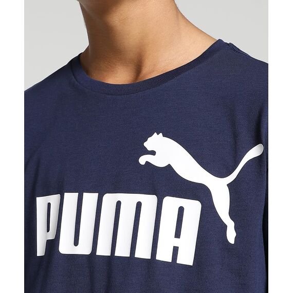 PUMA Jungen Maglietta Con Logo Ess B T-Shirt, Peaccoat, 140 EU