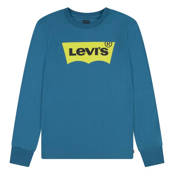 Levi's Jungen Lvb L/S Batwing Tee T-Shirt, Cream, 16 Jahre EU