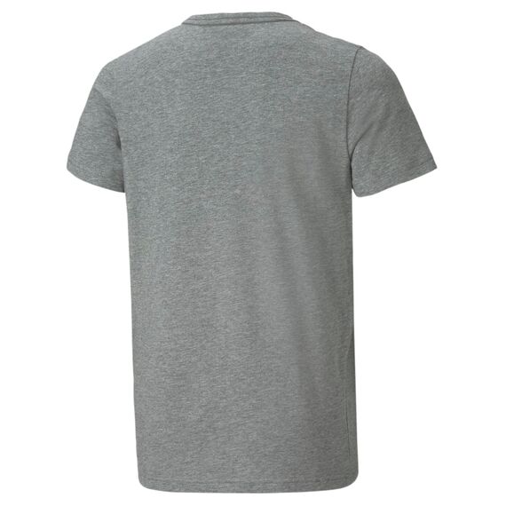 PUMA Jungen Ess Logo Tee B T-shirt, Medium Gray Heather, 152 EU