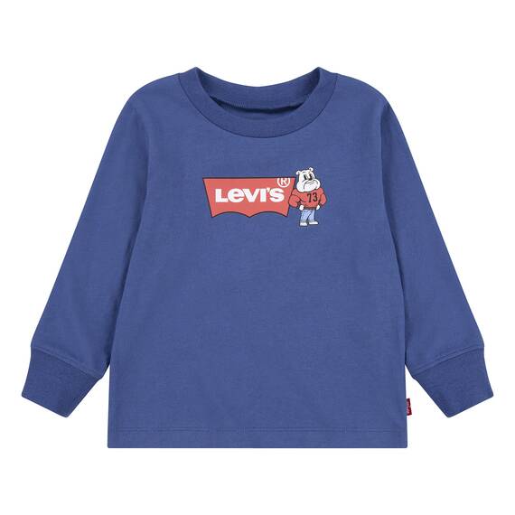 Levi's Kids Lvb mascot batwing ls Baby - Jungen 12 Monate Marineblau (True Navy)