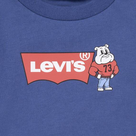 Levi's Kids Lvb mascot batwing ls Baby - Jungen 12 Monate Marineblau (True Navy)