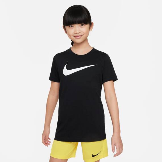 Nike Unisex Kinder Y Nk Df Park20 Tee Hbr Shirt, Black/White, 8-9 Jahre EU