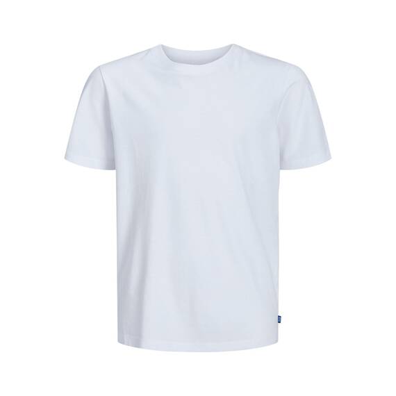 Jack & Jones Jungen JJEORGANIC Basic Tee SS O-Neck JR Shirt, White, 140