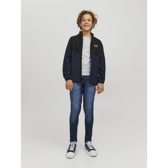 Jack & Jones Jungen JJEORGANIC Basic Tee SS O-Neck JR Shirt, White, 176