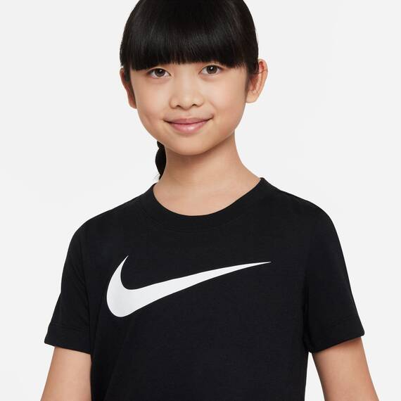Nike Unisex Kinder Y Nk Df Park20 Tee Hbr Shirt, Black/White, 8-9 Jahre EU