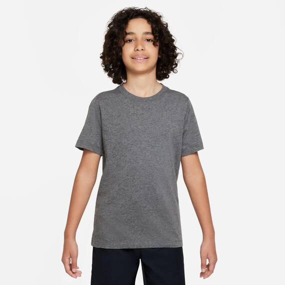 Nike Jungen Park 20 T-Shirt, Holzkohle Heathr / White, XS EU (122-128cm)