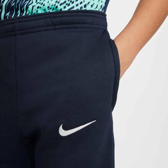 Nike Jungen Y Nk FLC Park20 Pant Kp Jogginghose, Obsidian/White/White, 10-11 Jahre EU