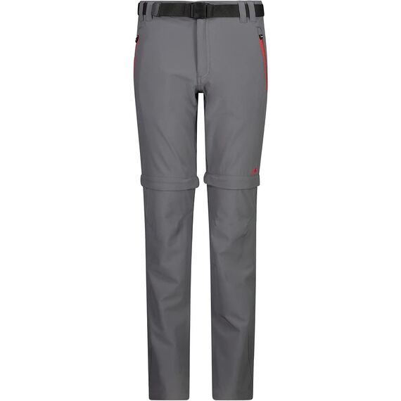 CMP - Stretch-Zip-off-Hose für Kinder, Graues Feuer, 140