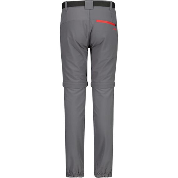 CMP - Stretch-Zip-off-Hose für Kinder, Graues Feuer, 176