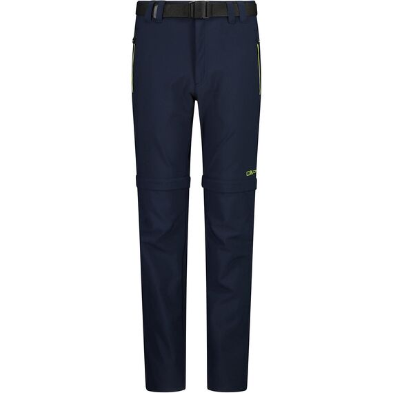 CMP - Stretch-Zip-off-Hose für Kinder, B. Blau-Limettengrün, 176