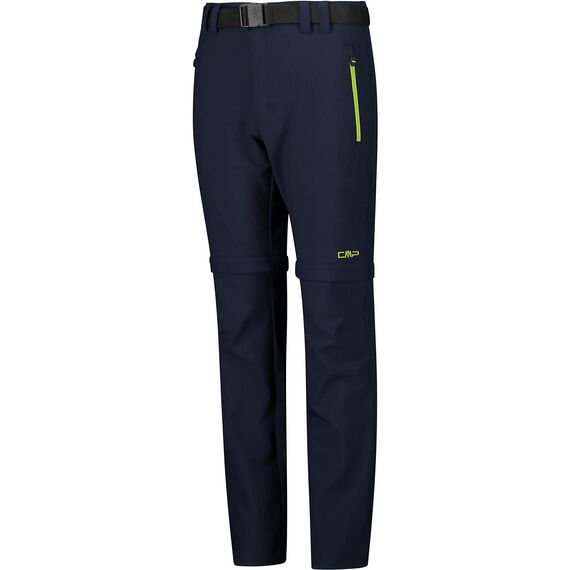 CMP - Stretch-Zip-off-Hose für Kinder, B. Blau-Limettengrün, 116