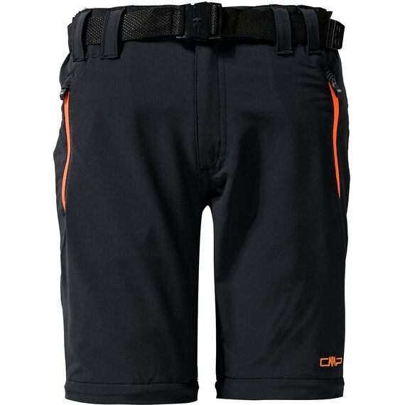 CMP – F.LLI Campagnolo Jungen Hose Zip Off Wanderhose, Antracite-Flash Orange, 152, 3T51644
