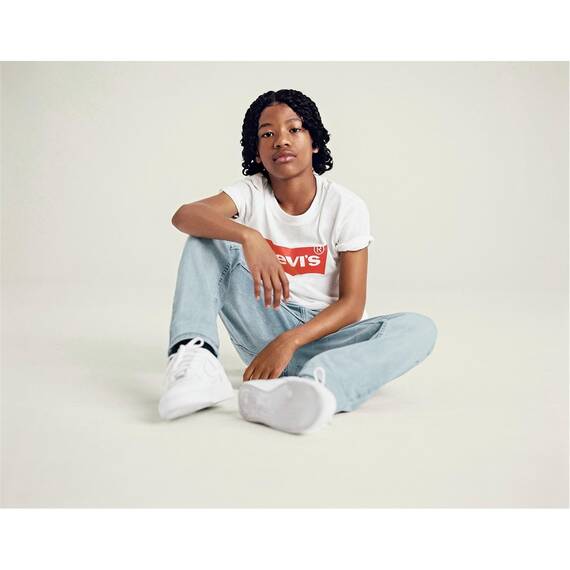 Levi's Kids s/s batwing tee Baby Jungen Weiß 36 Monate
