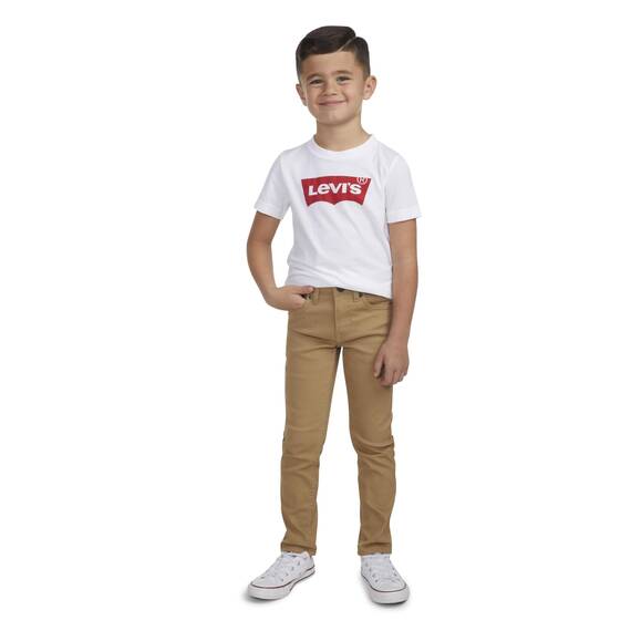 Levi's Jungen 510 Skinny Fit Performance Jeans, British Khaki, 7X