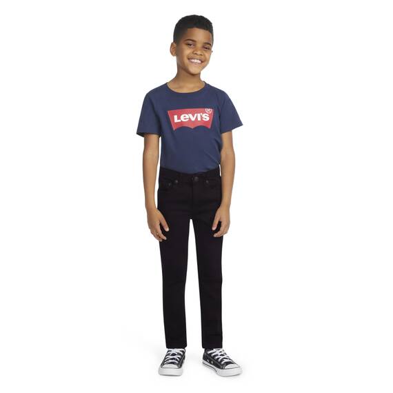 Levi's Boys' 510 Skinny Fit Performance Jungen Jeans, Schwarzer Stretch., 7