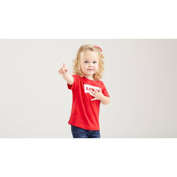 Levi's Kids s/s batwing tee Baby Jungen Super Red 9 Monate