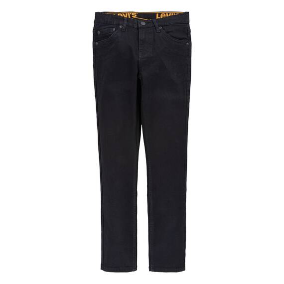 Levi's Jungen 510 Skinny Fit Performance Jeans, Schwarz Stretch, 10
