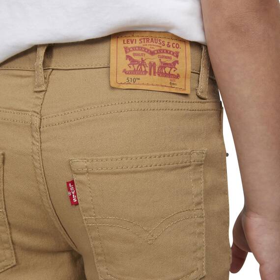 Levi's Jungen 510 Skinny Fit Performance Jeans, British Khaki, 7X