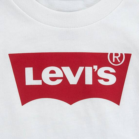 Levi's Kids s/s batwing tee Baby Jungen Weiß 36 Monate