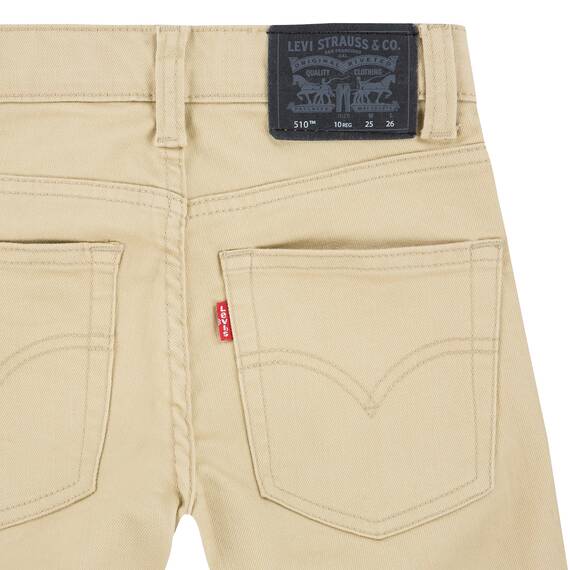 Levi's Boys' 510 Skinny Fit Performance Jungen Jeans, Kaki, hell, 12