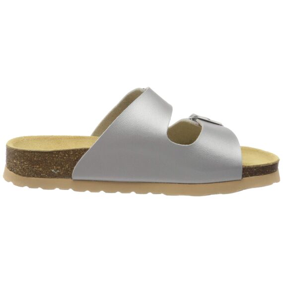 Superfit Mädchen Fussbettpantoffel Pantoffeln, SILBER 1600, 27 EU