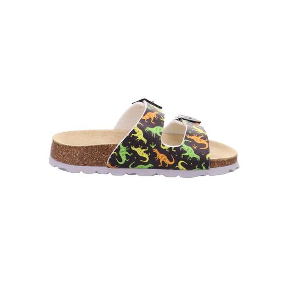 Superfit Jungen Fussbettpantoffel Pantoffeln, GRAU 2030, 27 EU