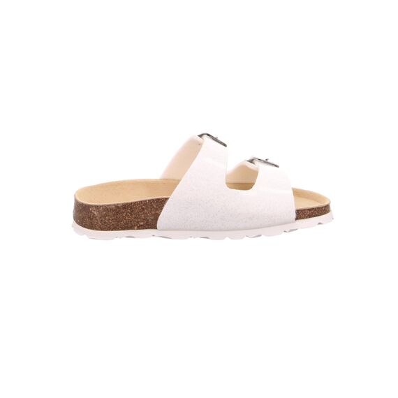 Superfit Fussbettpantoffel Hausschuhe 0-800111 Pantoffeln Weiss 500030 EU Mädchen