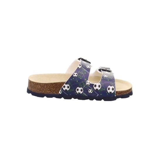 Superfit Jungen FUSSBETTPANTOFFEL Hausschuhe, BLAU/MEHRFARBIG 8110