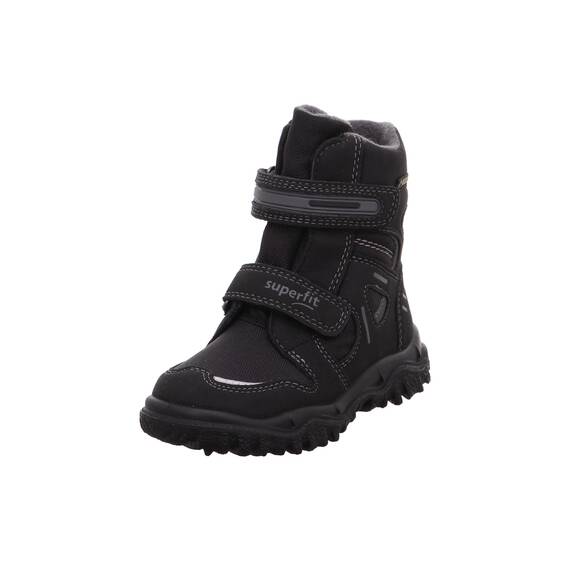Superfit Jungen HUSKY warm gefütterte Gore-Tex Schneestiefel, SCHWARZ/GRAU 0600, 29 EU