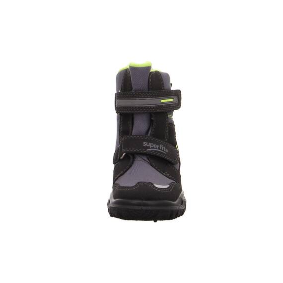 Superfit Jungen HUSKY warm gefütterte Gore-Tex Schneestiefel, Schwarz (Schwarz (Schwarz/Grün 03)), 28 EU