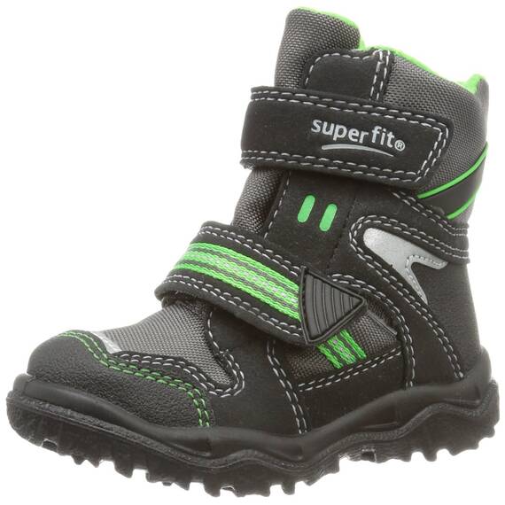 Superfit Jungen Husky Schneestiefel, Schwarz (Schwarz Kombi 02)