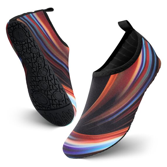 JOTO Wasserschuhe für Damen Herren Kinder, Unisex Badeschuhe Strandschuhe Quick-Dry Schnelltrockend Aquaschuhe Schwimmschuhe Surfschuhe Barfuß Schuhe