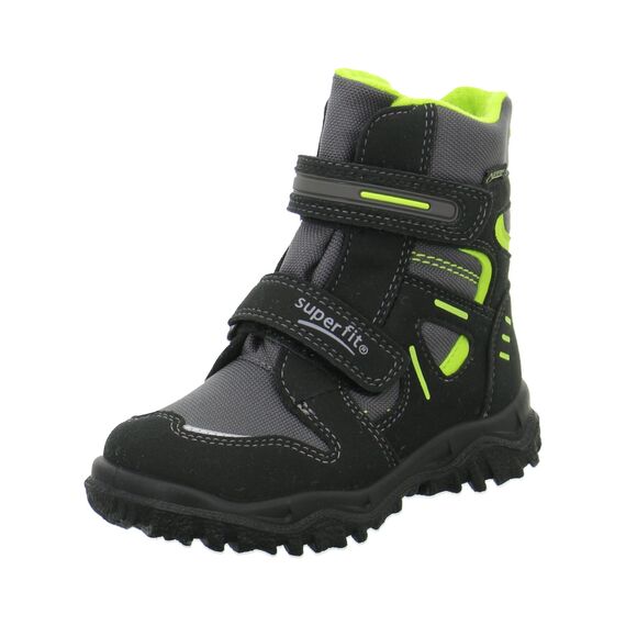 Superfit Jungen Husky Schneestiefel, Schwarz _2 (Schwarz KOMBI), 25 EU