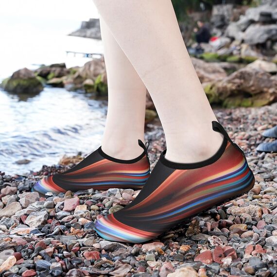 JOTO Wasserschuhe für Damen Herren Kinder, Unisex Badeschuhe Strandschuhe Quick-Dry Schnelltrockend Aquaschuhe Schwimmschuhe Surfschuhe Barfuß Schuhe