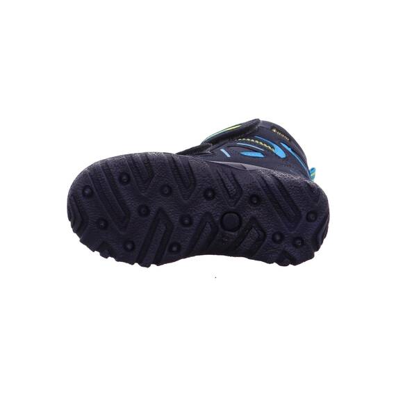 Superfit Jungen HUSKY warm gefütterte Gore-Tex Schneestiefel, BLAU/GRÜN 8000, 30 EU