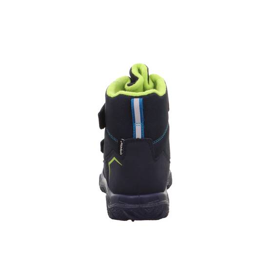 Superfit Jungen HUSKY warm gefütterte Sympatex Schneestiefel, BLAU/HELLGRÜN 8000, 36 EU